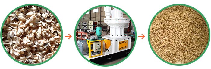 Rice Hulls Pellet Mill