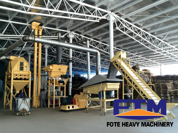 wood pellet machine