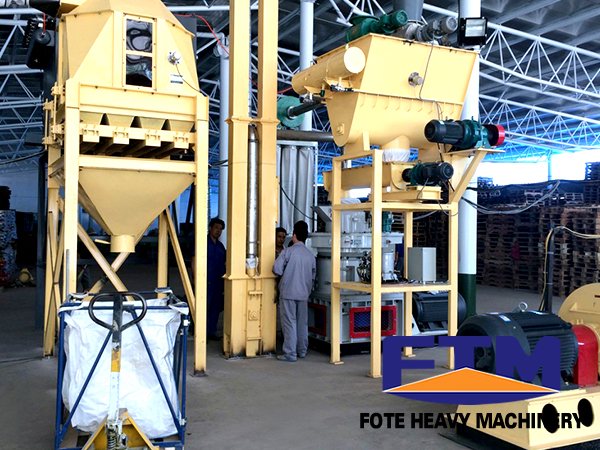 wood pellet machine